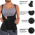 thumbnail image 3 of POP CLOSETS Waist Trainer Corset for Women, Tummy Control Workout Body Shaper Weight Loss Vest Tank Top with Zipper & Hooks, 3 of 7