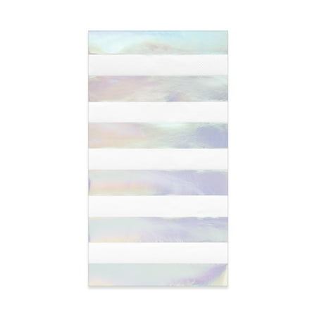Iridescent Foil Stripes Paper Napkins by Celebrate It™ - 16ct.