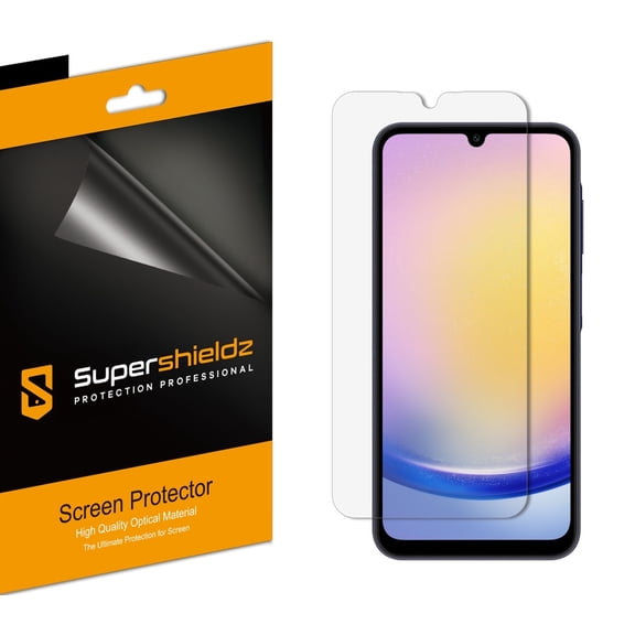 Supershieldz Designed for Samsung Galaxy A25 5G Screen Protector, High Definition Clear Shield (PET) (3 Pack)