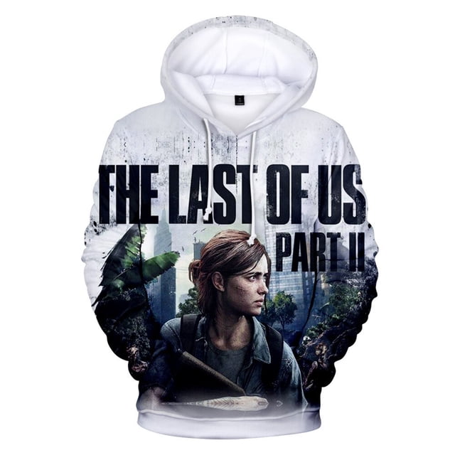 The Last of Us Anime Joel Ellie Cosplay Sudadera con capucha 3D Imprimir Traje Chaqueta Sudadera con capucha Sudadera Otoño Jersey Jersey03XXL Deng Xun unisex