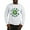 Ash Gray, variant on CafePress - Lucky Charm [Shamrock] Long Sleeve T Shirt - Unisex Cotton Long Sleeve T-Shirt