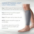 thumbnail image 5 of Swede-O Thermal Vent Calf/Shin Sleeve - Medium, 5 of 6