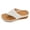 White, variant on Flip Flops for Women Thong Wedge Sandals Open Toe Boho Platform Mules Summer Beach Shoes Vacation Travel Heels White Size 7.5