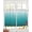Teal, variant on Teal Ombre Sheer Curtains 39 Inch Length 2 Panels Set for Living Room/Bedroom, Contemporary Gradient Abstract Art Kitchen Curtains Grommet Semi-Sheer Curtains Drapes Window Treatments 27.5"x39"x2