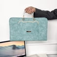 thumbnail image 4 of Slim Foldable Laptop Briefcase for Travel & Work, Lightweight & Stylish PU Leather Protective Sleeve with Handle, Secure Carry for Commuting and Daily Office Use, 4 of 10
