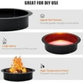 thumbnail image 5 of ChaoLink 60 Inch Smokeless Fire Pit Ring for Outdoor Use, Heavy-Duty Coated Steel, No-Tool Assembly, Above Ground/In-Ground, 5 of 7