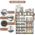 thumbnail image 5 of Shoe Rack, Sturdy Metal Shoe Rack Organizer,Narrow Shoe Rack,Shoe Racks for Closets,Shoes Rack,Shoe Stand,Shoe Shelf, 5 of 17