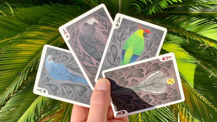 Bicycle Gilded Parrot Playing Cards by USPCC