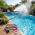 thumbnail image 3 of Misters for Outside Patio, 78.7 Inch Vertical Hose Mister Cooling Stand Portable Water Misting, Mist System for Garden Backyard Bird Bath Chicken Coop (Black), 3 of 4