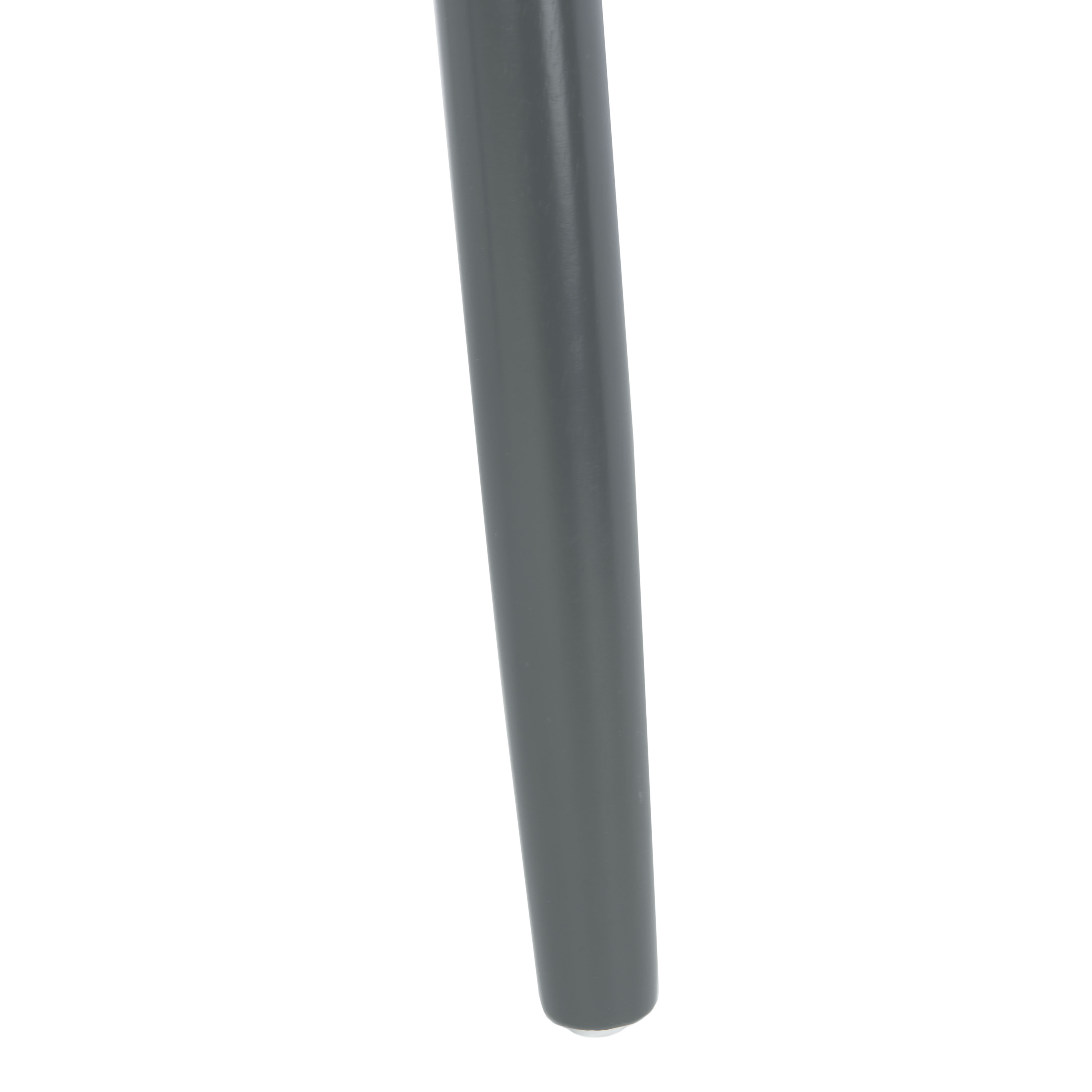 SAFAVIEH Beaufort Solid Spindle Back Bar Stool with Footrest, Grey