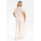 thumbnail image 3 of Conjunto bordado escote V Roman Fashion /Tallas Extras, 5134 (Beige) beige 42, 3 of 5