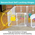 thumbnail image 2 of Toddleroo Superyard Ultimate 8-Panel Portable Baby Play Yard, Indoor Outdoor Use, Ivory, 2 of 13