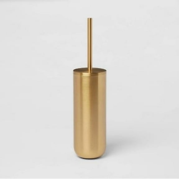 Brushed Brass Toilet Bowl Brush Gold