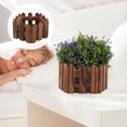 thumbnail image 1 of BEADCEST 3pcs Window Box Plant Pot Vintage Style Wooden Planters for Balcony Planting, 1 of 5