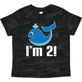 thumbnail image 3 of Inktastic 2nd Birthday Whale 2 Year Old Boy Boys Toddler T-Shirt, 3 of 5