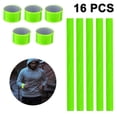 thumbnail image 1 of 16 piezas de bandas reflectantes a presión, brazaletes fluorescentes con tiras reflectoras, bandas de seguridad de alta visibilidad para niños, adultos, niños y niñas cuando andan en, 1 of 8