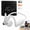 white, variant on Pov Buds, Pov Buds Bone Conduction Headphones, Open-Ear Audio with Built-In HD Camera, Flexible Secure-Fit Ear Hooks, Type-C Charging, Sweat and Splash Resistant, Ideal for Baseball Training