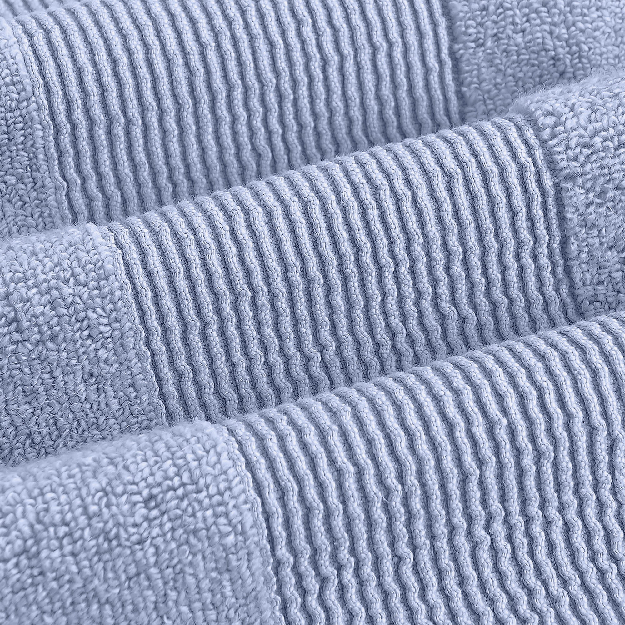 Modern Threads Aircloud 6-Piece Cotton Adult Bath Towel Set, Blue
