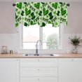 thumbnail image 5 of 54x18 Inches Green St. Patrick''s Day Green Shamrock Logo Window Valance Bowler Hat Lucky Fortune Love Bedroom Kitchen Dining Room Window Decoration, 5 of 6