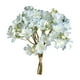 thumbnail image 2 of Ramo de flores de seda de jazmín artificial - 4 tallos, arreglo floral realista para bodas y decoración del hogar, blanco morado azul rosa amarillo, 2 of 6
