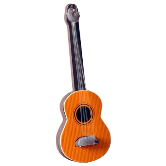 Giaone Mini Miniature Guitar for 1:6 1:12 Dollhouse Musical Instrument Photo Props