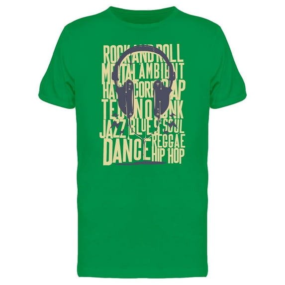 Painted Headphones Music Tee Men's -Image by Shutterstock