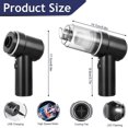thumbnail image 5 of Aspiradora para automóvil, motores cepillados para un rendimiento confiable, forma ergonómica para mayor comodidad durante el uso, batería recargable que garantiza flexibilidad, luces LED que guían, 5 of 5