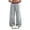 Gray, variant on Hvogkswy Wide Leg Sweatpants Women Elastic Drawstring High Waisted Pants Plaid Lining Casual Workout Jogging Pants with Pockets