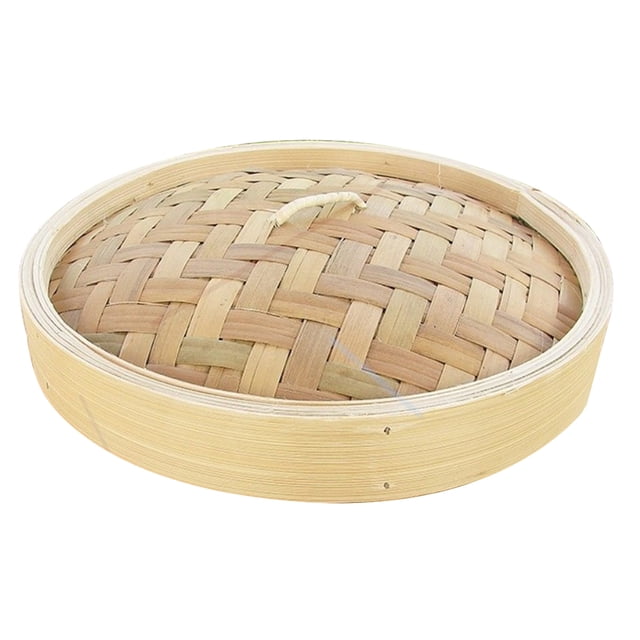 Cesta de vapor de bambú Canasta De De Bambú Bandeja De izador De Bollos De Verduras De Carne De De Clásica - 6.5 pulgadas Magideal Cesta de vapor de bambú