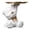White,20x15x18cm, variant on Storage Tray Statue Key Holder Figurine, Candy Jewelry Earrings Lipsticks Tray, Cute Bear Statues with Dish, Bear Sculptures Key Bowl Dish Decorative Trays for Home & Office Decor