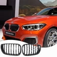 thumbnail image 2 of ABS Protective Frente Ridney Grille Grill Auto Styling Reemplazo Reemplazo de accesorios Reemplazo para E46 4D Sedan 320i 2002-2005 GeweYeeli VI001699-03, 2 of 7