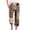 Black, variant on jjayotai Womens Capri Pants, 2024 Summer Fall Fashion Casual Drawstring High Waist Linen Pant Print Straight Cropped Trousers