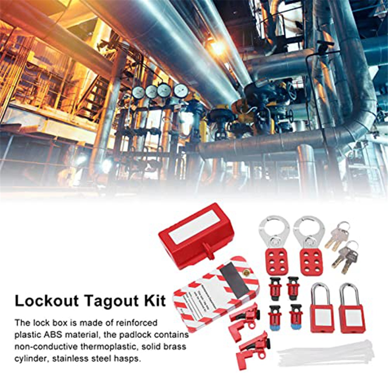 Lockout Tagout Kit Lockout Kits For Vehicles, Plastic ABS Lockout Ki ...