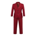 thumbnail image 3 of Boys' 2-Piece Formal Suit Set，Birthday Proms Dinner Blazers, 3 of 5