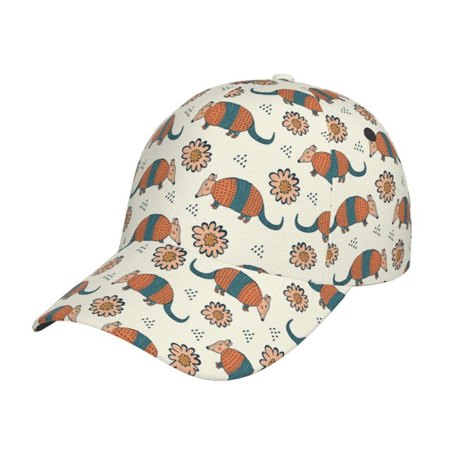 Balery Colorful Armadillos1 Gorra de béisbol de tamaño ajustable para correr, entrenar y actividades al aire libre. Gorra de papá para todas las estaciones.