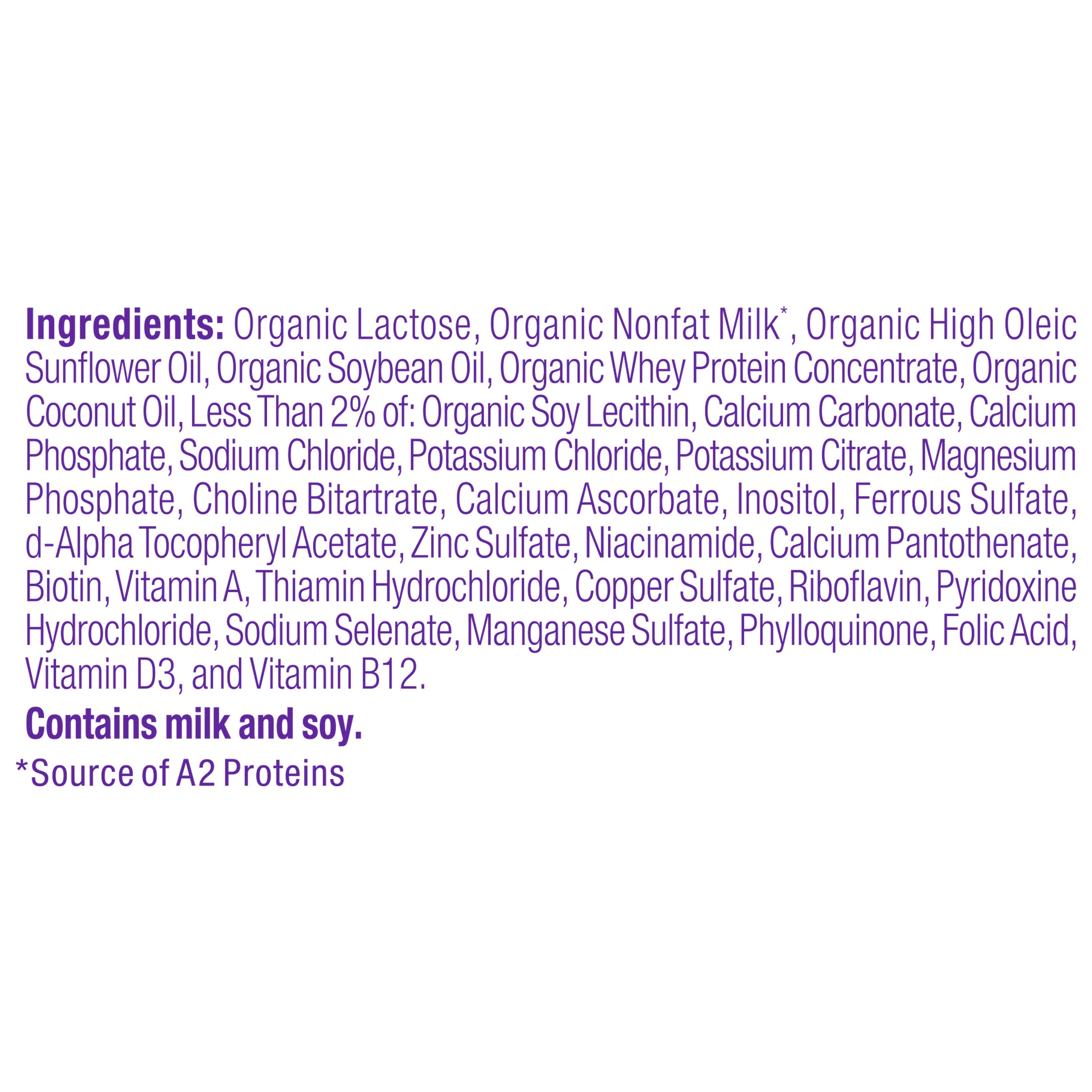 (2 pack) Baby's Only Organic - Infant Formula Organic 2 Supplement Iron - 21 Ounces