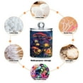 thumbnail image 3 of 4 Pack Qtip Holder Dispenser Forest Mushroom Houses Clear Plastic Storage Apothecary Jars for Cotton Swabs Balls Pads Floss, 3 of 7