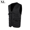 thumbnail image 1 of Chaleco de pesca al aire libre para hombres Chaqueta de caza Ropa deportiva cómoda Bolsillos múltiples (Negro XL), 1 of 8