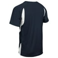 thumbnail image 2 of Champro Wild Card 2-Button Baseball Jersey Navy White Highlights, 2 of 2