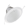 thumbnail image 4 of Nicor Lighting 15512WH 5 in. Baffle Light Fixture Round Downlight Trim - White, 4 of 7