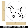 thumbnail image 2 of Weimaraner Dog Outline Self-Inking Rubber Stamp Ink Stamper - Red Ink - Mini 1/2 Inch, 2 of 7