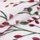 thumbnail image 3 of Funda de cojín decorativa de jacquard bordado clásico de 2 piezas REGALWOVEN en color teal para interiores y exteriores, con patrón de flores rojas, 24" x 24", 3 of 6