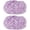 Violet, variant on 2 Roll Skeins Super Soft Fur Yarn Chunky Fluffy Faux Fur Yarn Fluffy Eyelash Yarn for Crochet Knit Blanket Rug Clothes Knitting-2×30m(2×32.8yds,51g×2)
