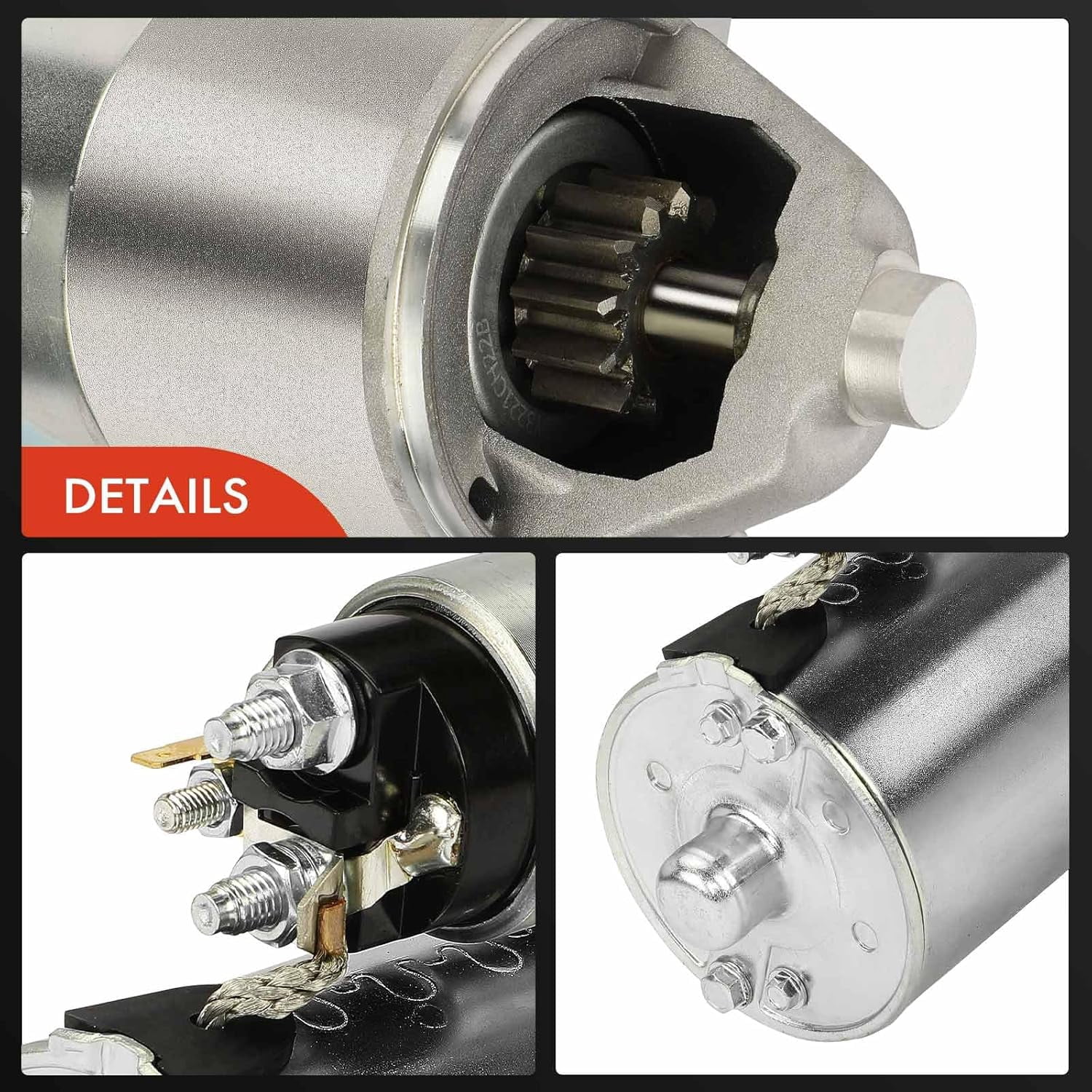 A-Premium Starter Motor Compatible with Ford, Lincoln & Mercury - F-250 F-150 97-98, Mustang 96-04, Expedition 97-98, E-150, Navigator, Town Car, Cougar, Marauder - 4.6L 5.4L 6.8L - 12V 1.4KW 12T CW