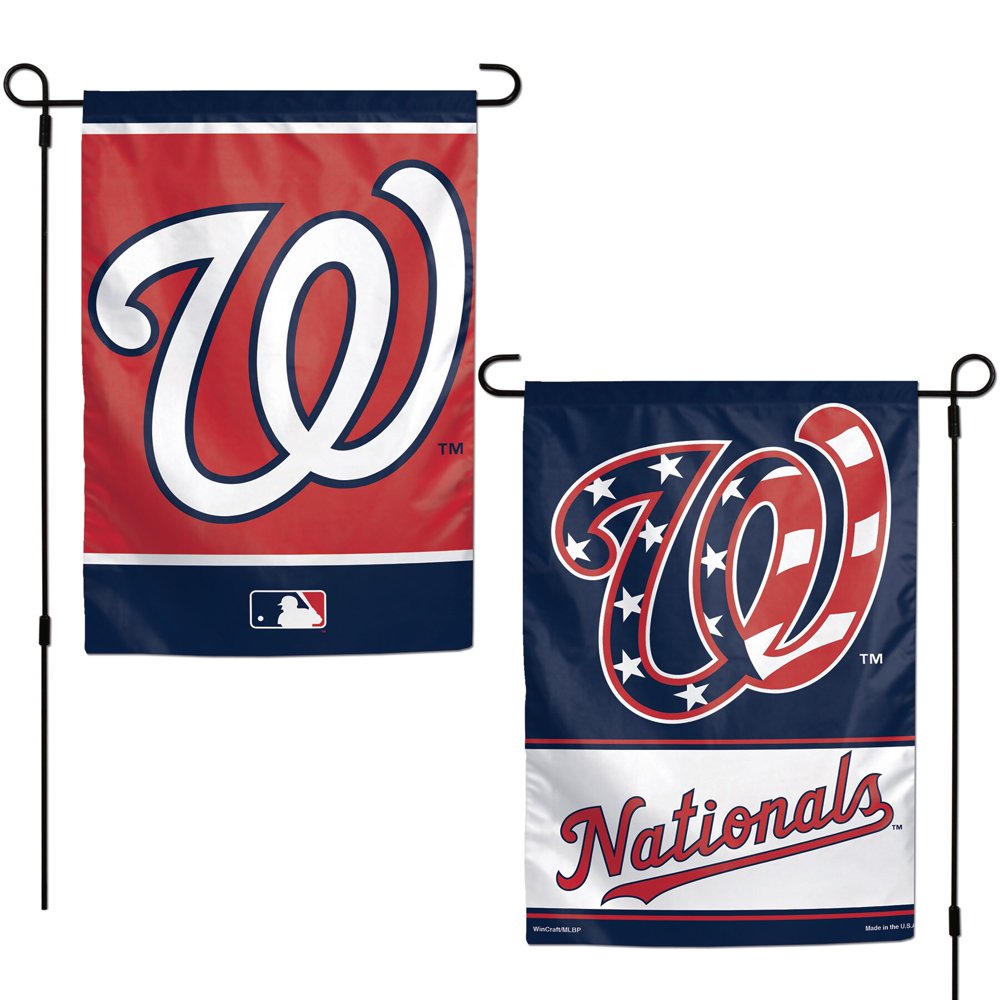 WinCraft Washington Nationals WinCraft 12" x 18" DoubleSided Garden