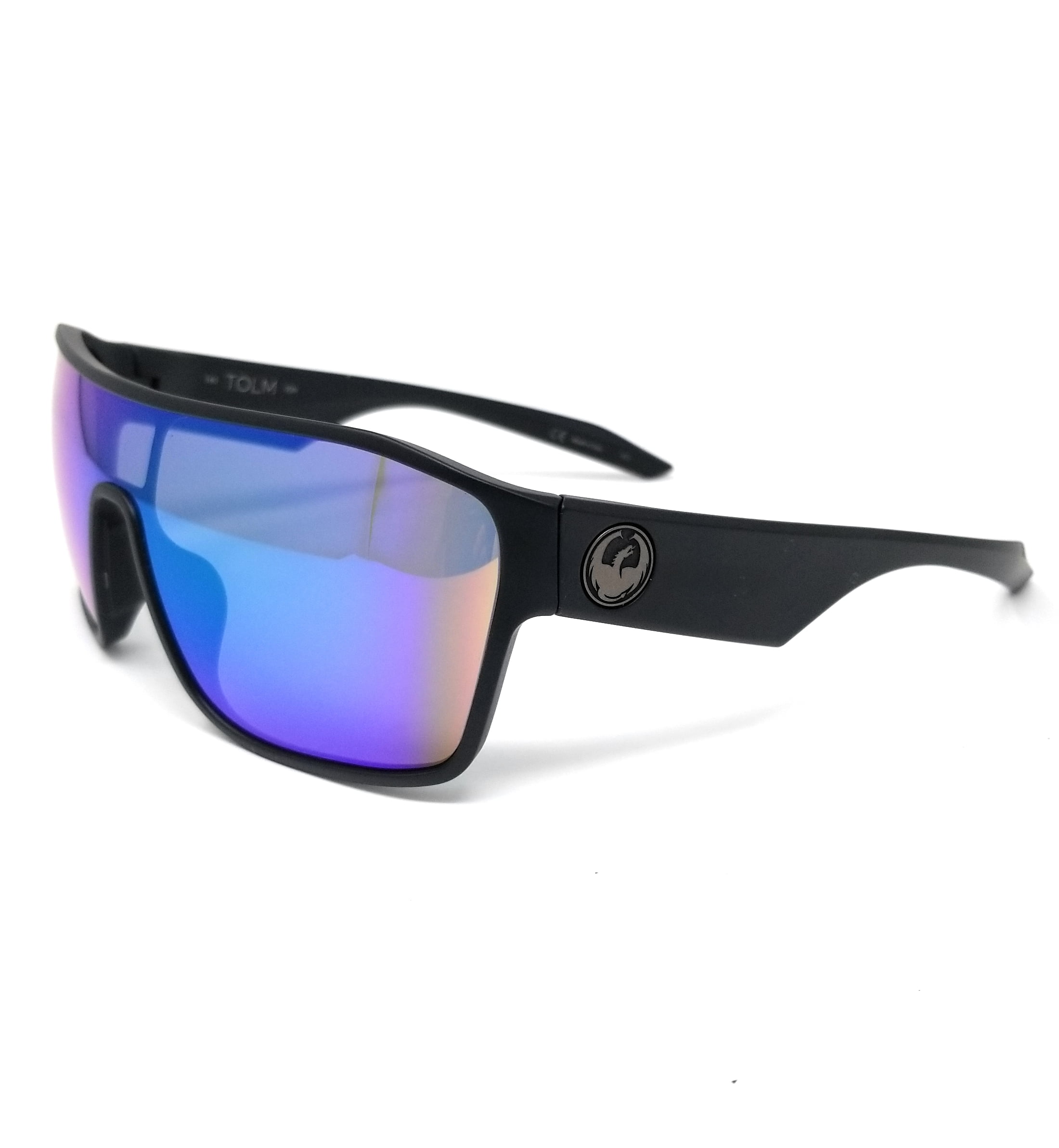 Dragon DRAGON Sunglasses TOLM ION 045 Matte Black Shield Men's