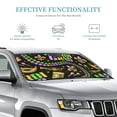 thumbnail image 4 of Bingfone Mardi Gras3 Car Windshield Sunshade,Sun Foldable Sun Shield Sun Visor for Car - Small, 4 of 9