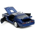 thumbnail image 4 of 1977 Pontiac Firebird Trans Am Blue Metallic "Bigtime Muscle" Series 1/24 Diecast Model Car by Jada, 4 of 5