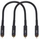 thumbnail image 4 of CESS-111-1f Puentes de preamplificador RCA Cable de conexión macho a macho Paquete de 2 (1 pie), 4 of 5