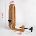 thumbnail image 1 of Wood Sewing Clips DIY Handmade Table Desktop Pony Horse Clamp Leather Tool Leathercraft Vise Wooden Wrapped Leather Clamp, 1 of 5
